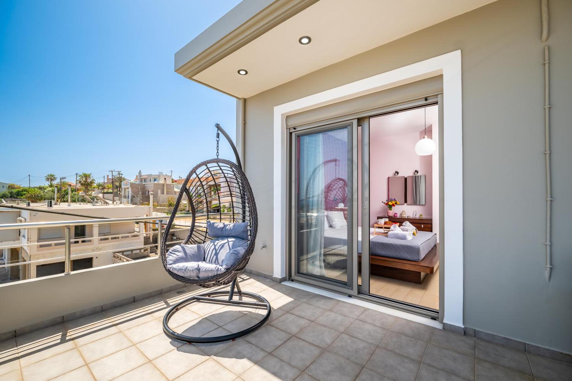 Aria Sea View, Chania Stalós Extérieur photo