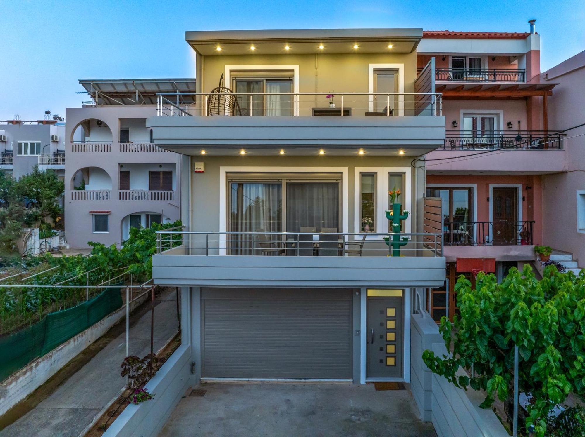 Aria Sea View, Chania Stalós Extérieur photo