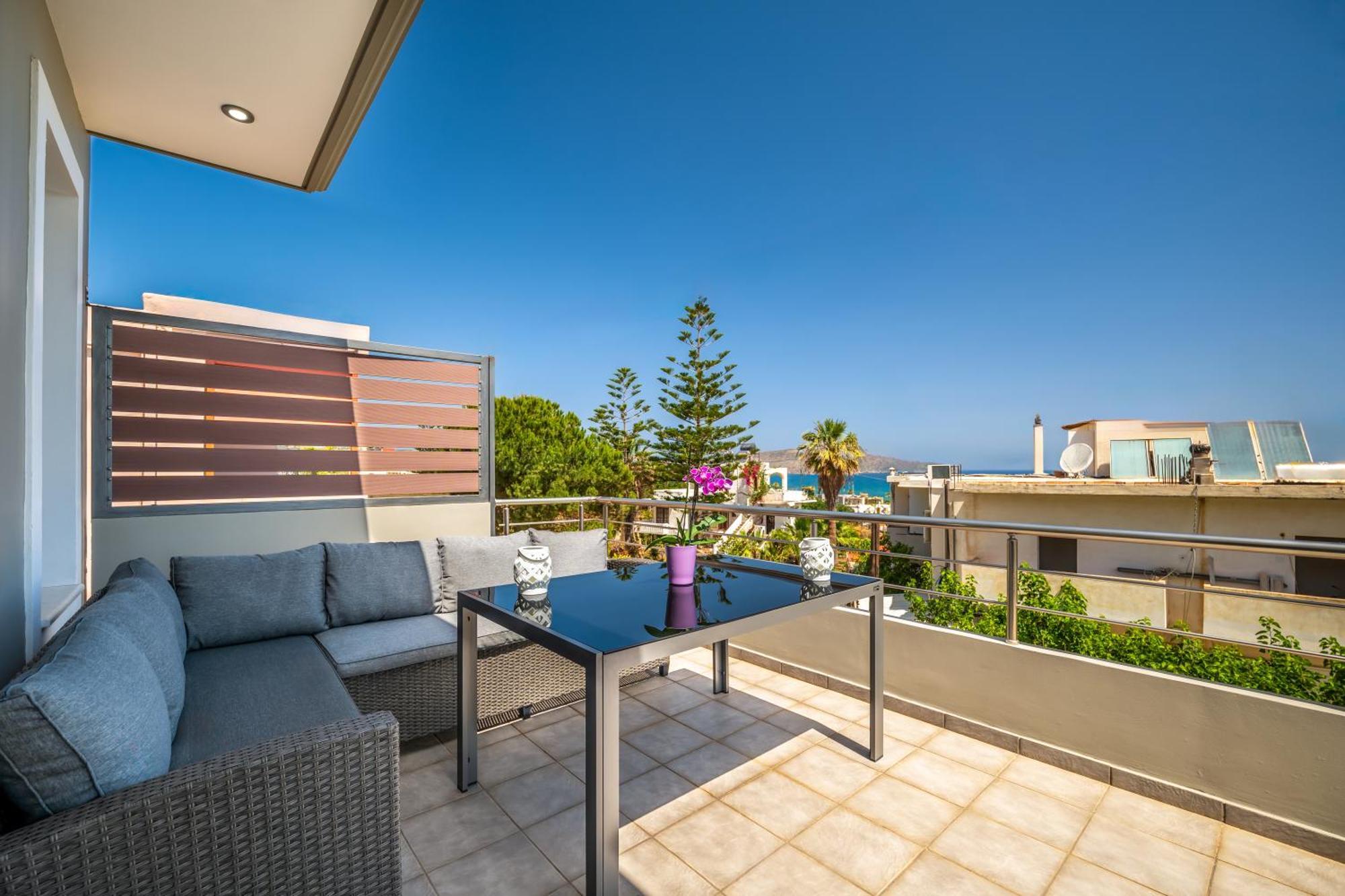 Aria Sea View, Chania Stalós Extérieur photo