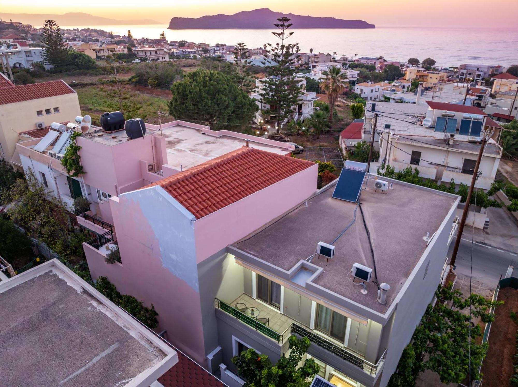 Aria Sea View, Chania Stalós Extérieur photo
